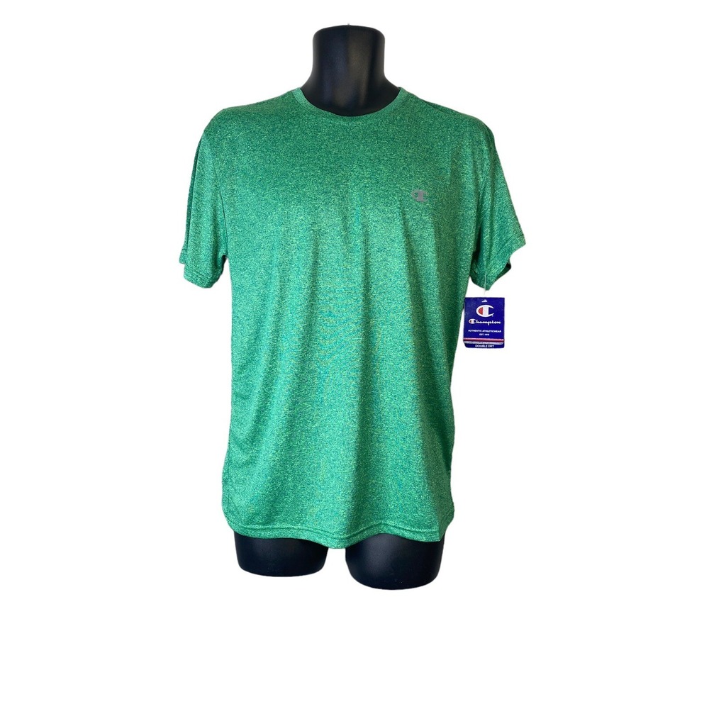 Champion Mens Shirt‎ Double Dry Core Tee in Green Size Medium